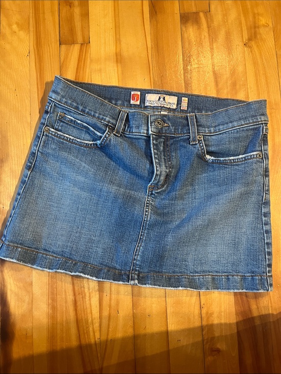 Juicy Couture Dresses & Skirts - Juicy Couture Medium Blue Denim Mini Skirt with Front Pockets